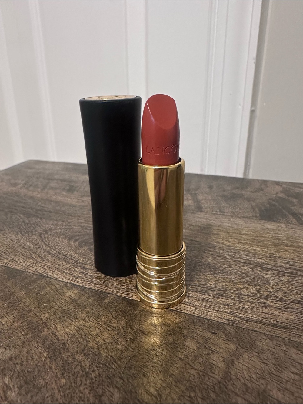 NWOB Lancome L'Absolu Rouge Cream Lipstick IN French Tea